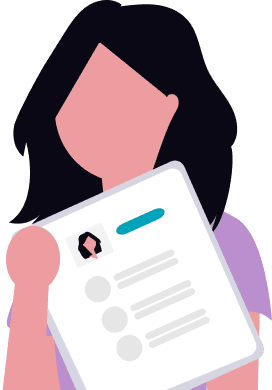 Candidate holding a structured profile