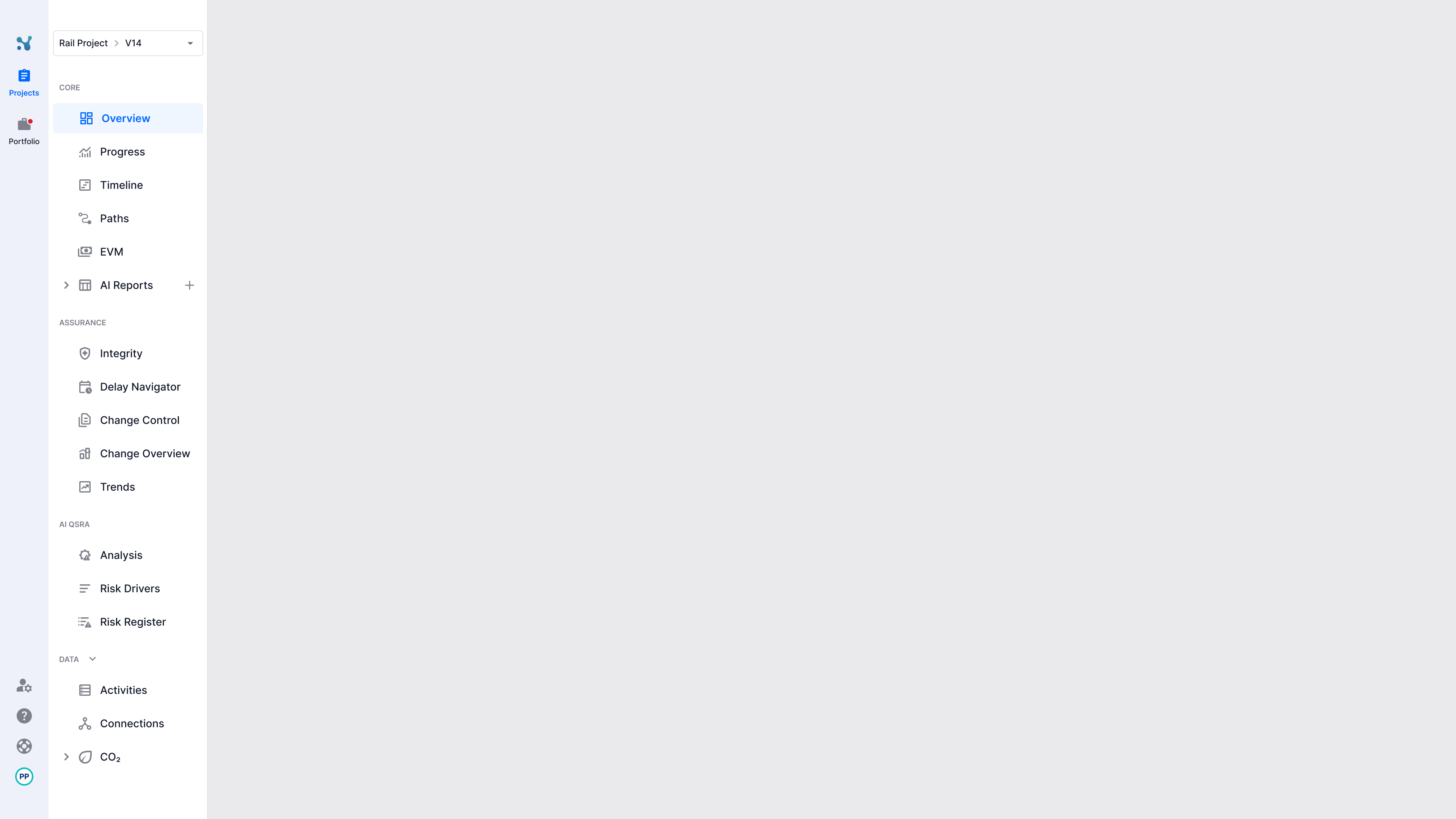 Navigation exploration with environments inside the sidebar